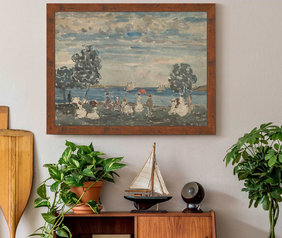 Figures On A Beach by Maurice Prendergast