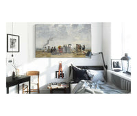 Figures On The Beach by Eugene Boudin