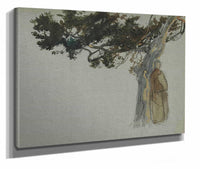 Figures Standing Beneath A Tree by Edwin Austin Abbey