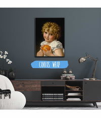 Fillette A Lorange by Leon Jean Basile Perrault