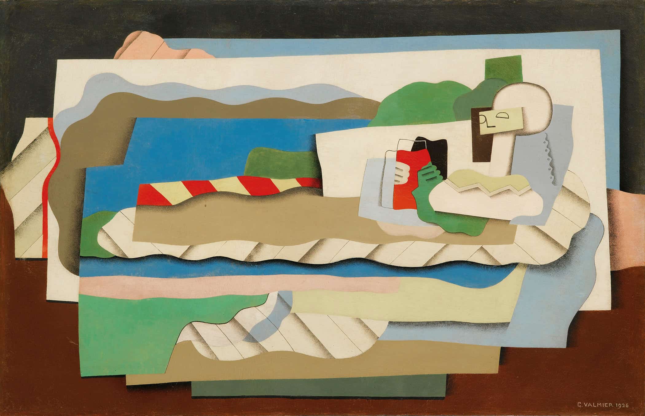 Fillette Allongee by Georges Valmier