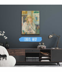 Fillette Au Chapeau De Paille by Berthe Morisot