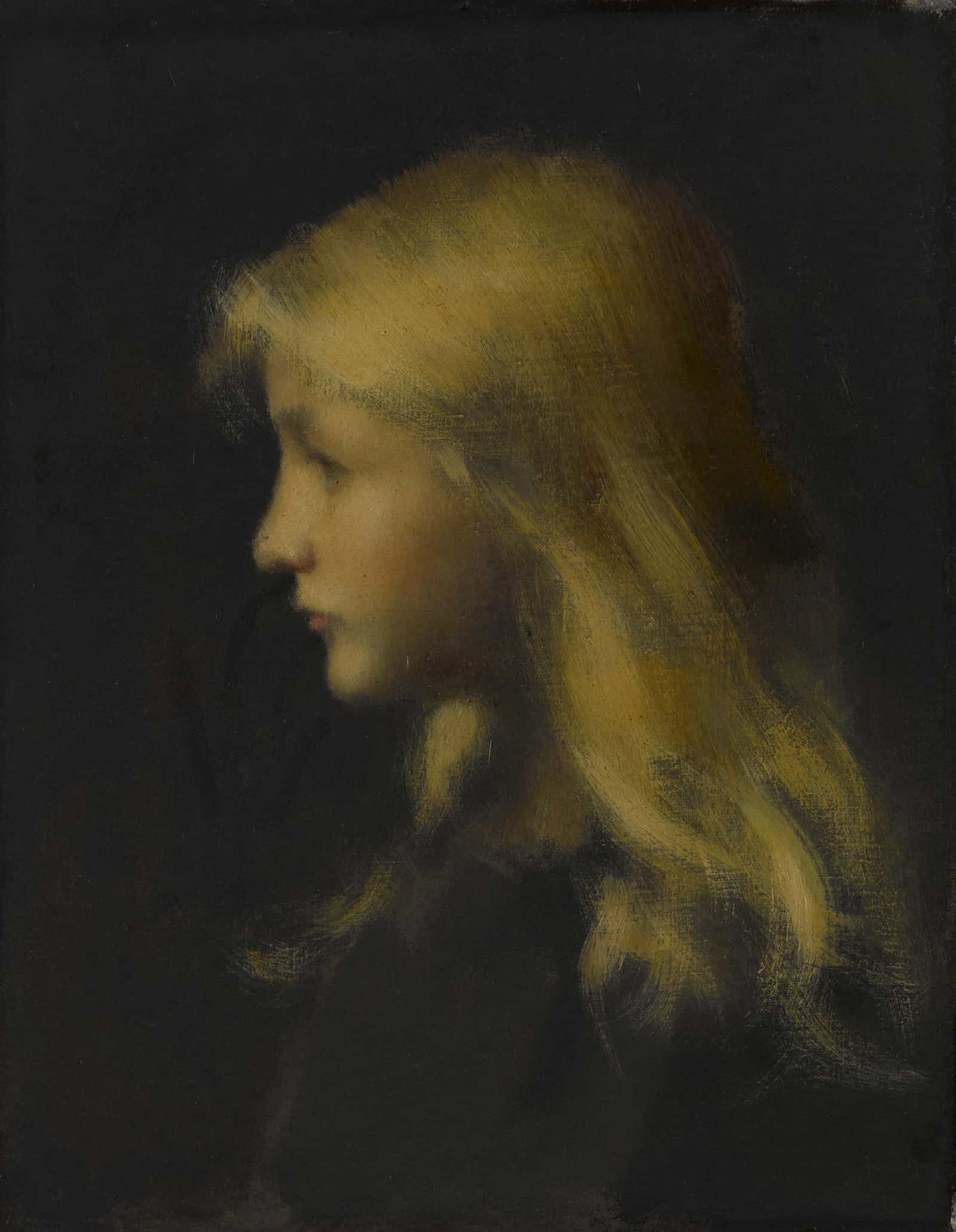 Fillette Blonde by Jean Jacques Henner