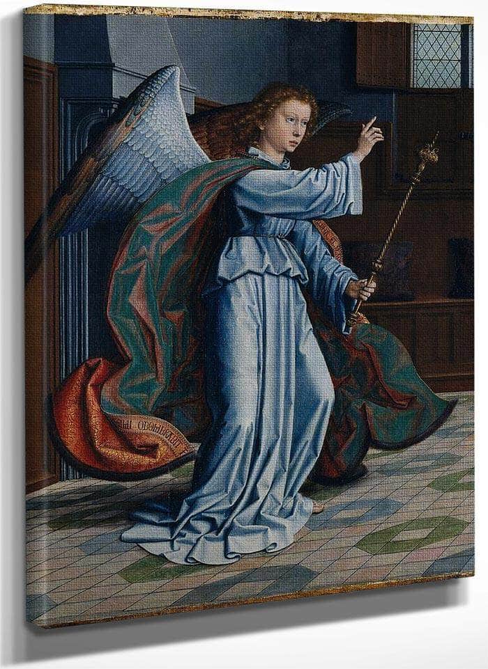 1 The Annunciation Gerard David By Gerard David Fine Art Print