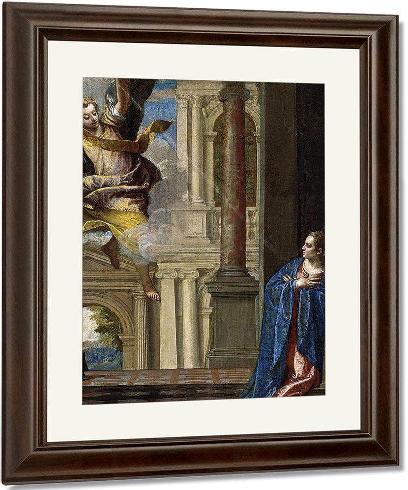 1 The Annunciation Paolo Veronese By Paolo Veronese Fine Art Print
