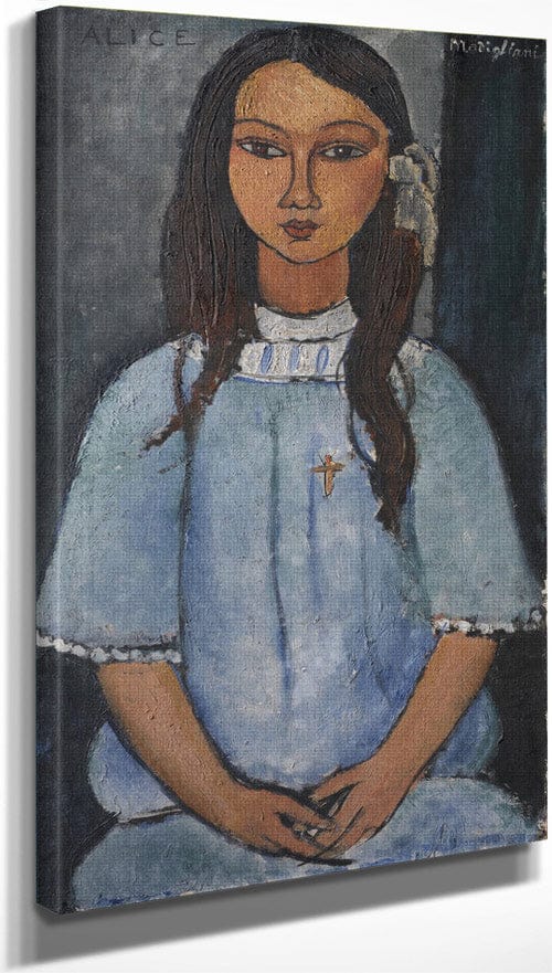 10" x 20" / Canvas Wrap Alice By Amedeo Modigliani Fine Art Print