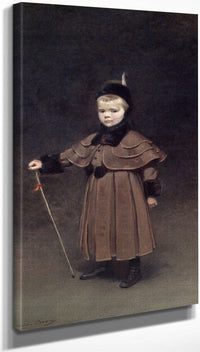 10" x 20" / Canvas Wrap Cecil Kent Drinker 1891 By Cecilia Beaux Fine Art Print