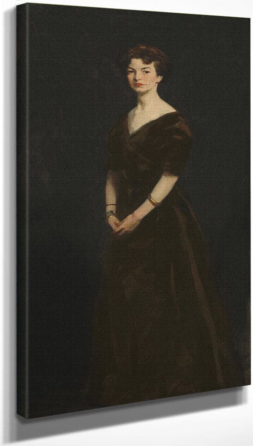 10" x 20" / Canvas Wrap Edith Reynolds By Robert Henri Fine Art Print