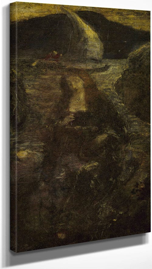 10" x 20" / Canvas Wrap Passing Song By Albert Pinkhamryder Fine Art Print