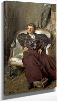 10" x 20" / Canvas Wrap Portrait Of Miss Alice Brisbane Thursby By John Singer Sargent Fine Art Print