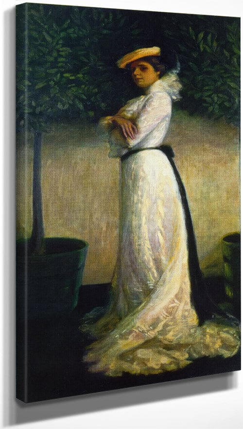 10" x 20" / Canvas Wrap Portrait Of My Sister Carrie W Stettheimer By Florine Stettheimer Fine Art Print