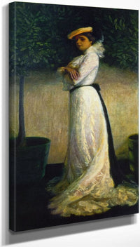 10" x 20" / Canvas Wrap Portrait Of My Sister Carrie W Stettheimer By Florine Stettheimer Fine Art Print