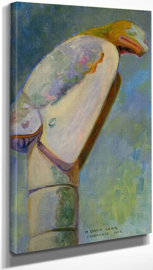 10" x 20" / Canvas Wrap Skidegate 1912 By Iii By Emily Carr Fine Art Print