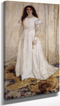 10" x 20" / Canvas Wrap Symphony In White No 1 (The White Girl) 1862 James McNeill Whistler Fine Art Print