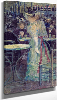 10" x 20" / Canvas Wrap The Band Concert Luxembourg Gardens 1893 By Maurice Prendergast Fine Art Print