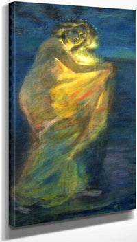 10" x 20" / Canvas Wrap Woman Clothed With The Sun By Alice Pike Barney Fine Art Print