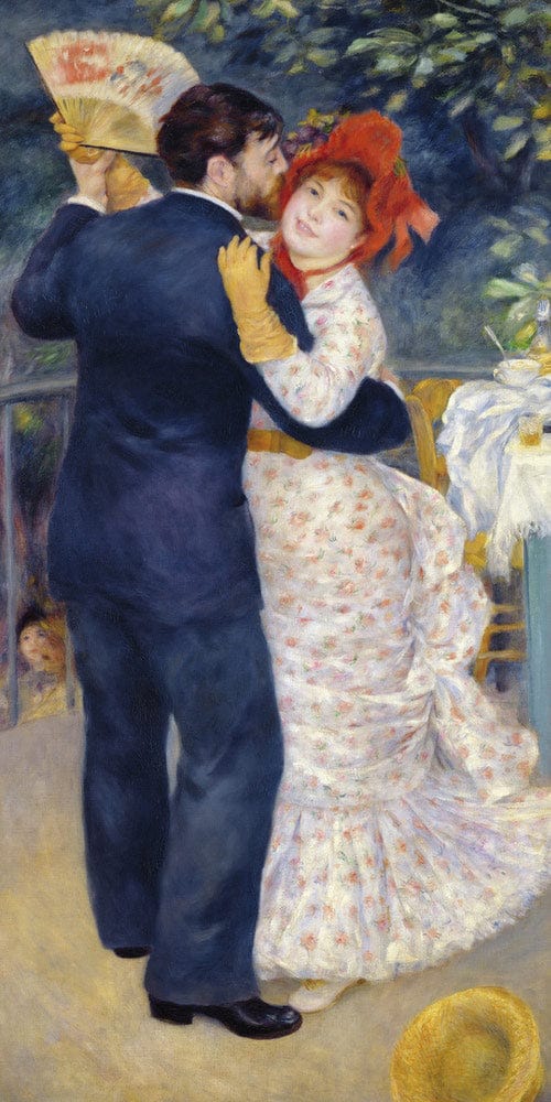 10" x 20" / Fine Art Paper A Dance In The Country By Pierre Auguste Renoir Fine Art Print