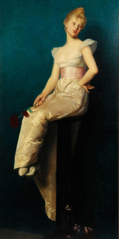 10" x 20" / Fine Art Paper A Society Beauty By Lucy Lee Robbins Fine Art Print