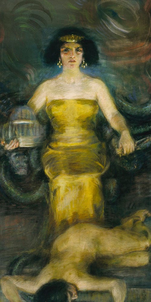 10" x 20" / Fine Art Paper Babylon By Alice Pike Barney Fine Art Print