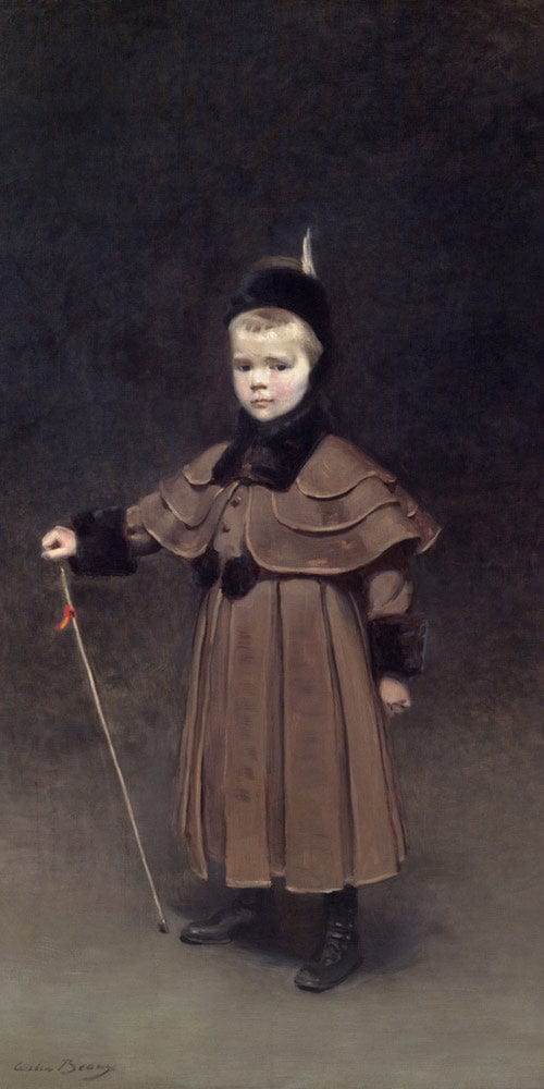 10" x 20" / Fine Art Paper Cecil Kent Drinker 1891 By Cecilia Beaux Fine Art Print