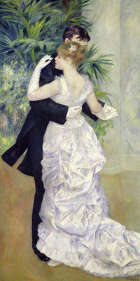 10" x 20" / Fine Art Paper Dance In The City By Pierre Auguste Renoir Fine Art Print