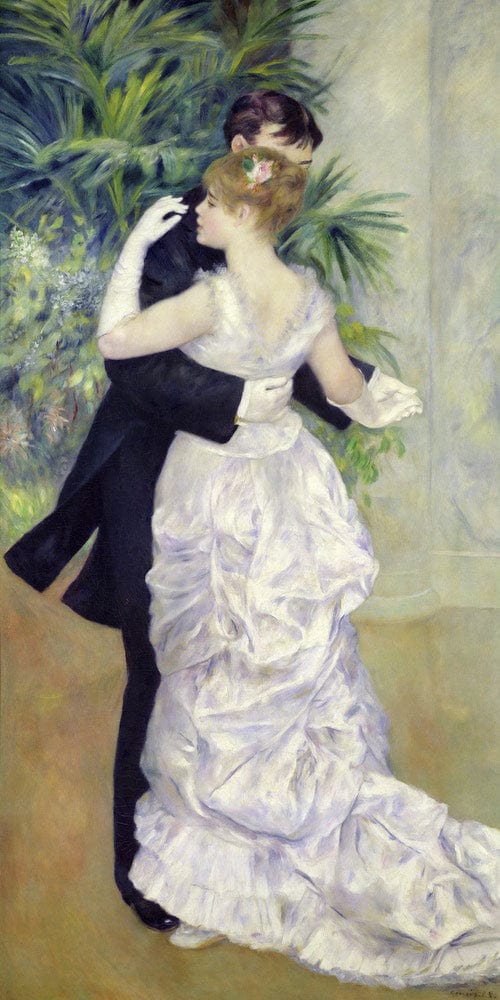 10" x 20" / Fine Art Paper Dance In The City By Pierre Auguste Renoir Fine Art Print