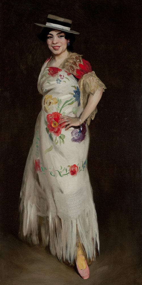 10" x 20" / Fine Art Paper El Tango By Robert Henri Fine Art Print