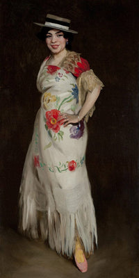 10" x 20" / Fine Art Paper El Tango By Robert Henri Fine Art Print