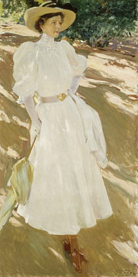 10" x 20" / Fine Art Paper Maria At La Granja By Joaquin Sorolla Y Bastida Fine Art Print