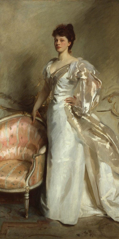 10" x 20" / Fine Art Paper Mrs George Swinton (Elizabeth Ebsworth) By John Singer Sargent Fine Art Print