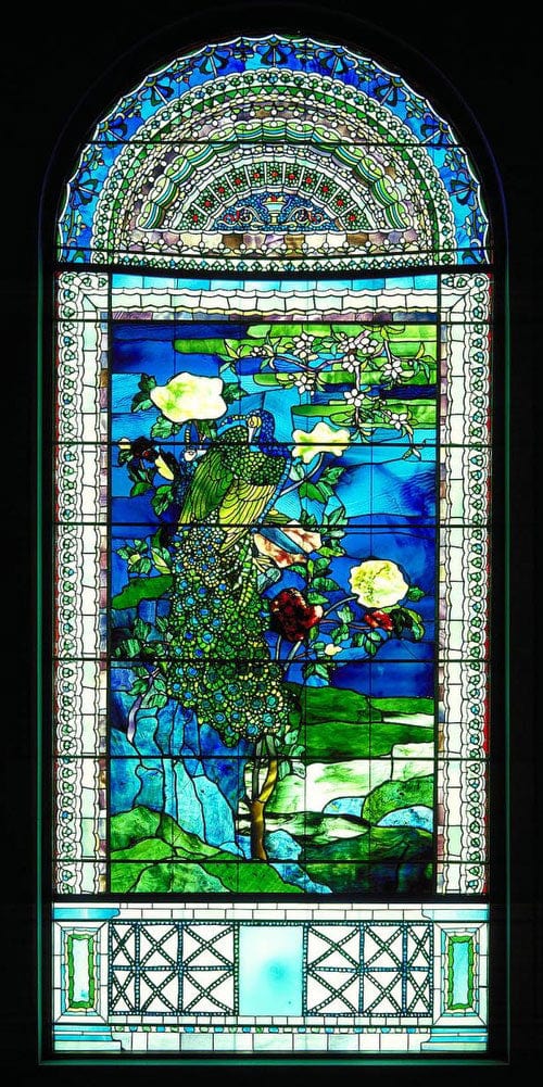 10" x 20" / Fine Art Paper Peacocks And Peonies Ii By John La Farge Fine Art Print