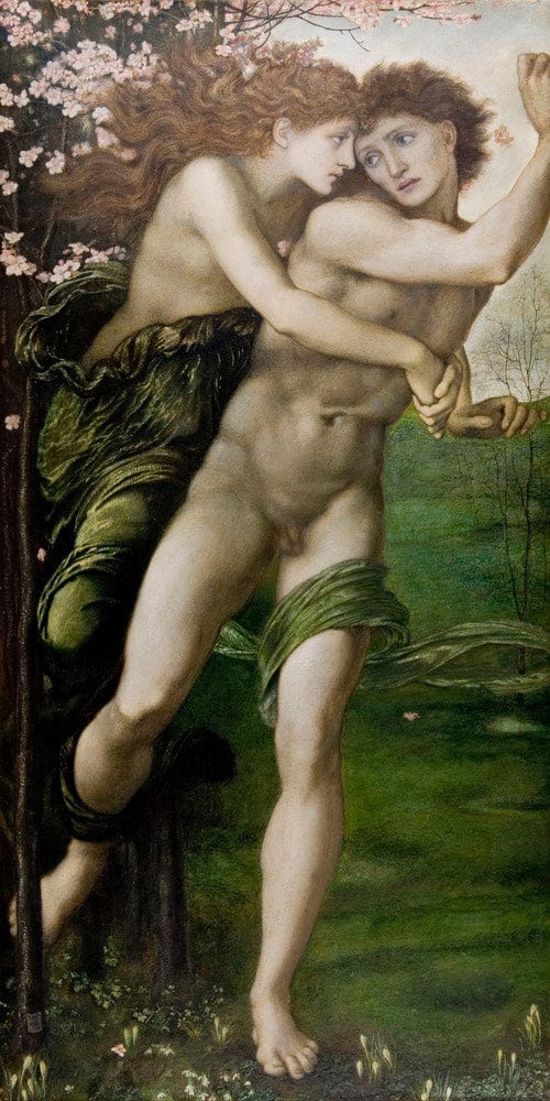 10" x 20" / Fine Art Paper Phyllis And Demophoon 1870 By Edward Burne Jones Fine Art Print