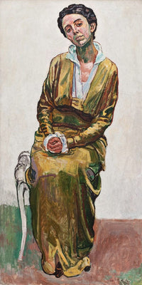 10" x 20" / Fine Art Paper Portrait Of Emma 1915 Art Nouveau By Ferdinand Hodler Fine Art Print