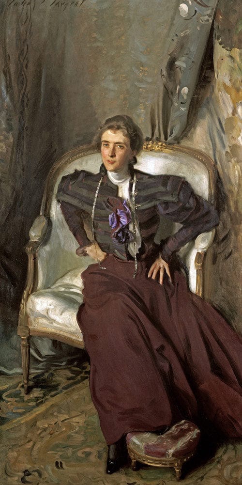 10" x 20" / Fine Art Paper Portrait Of Miss Alice Brisbane Thursby By John Singer Sargent Fine Art Print