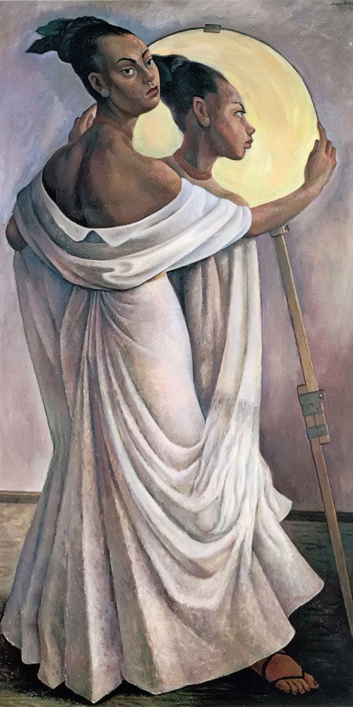 10" x 20" / Fine Art Paper Portrait Of Ruth Rivera By Diego Rivera Fine Art Print