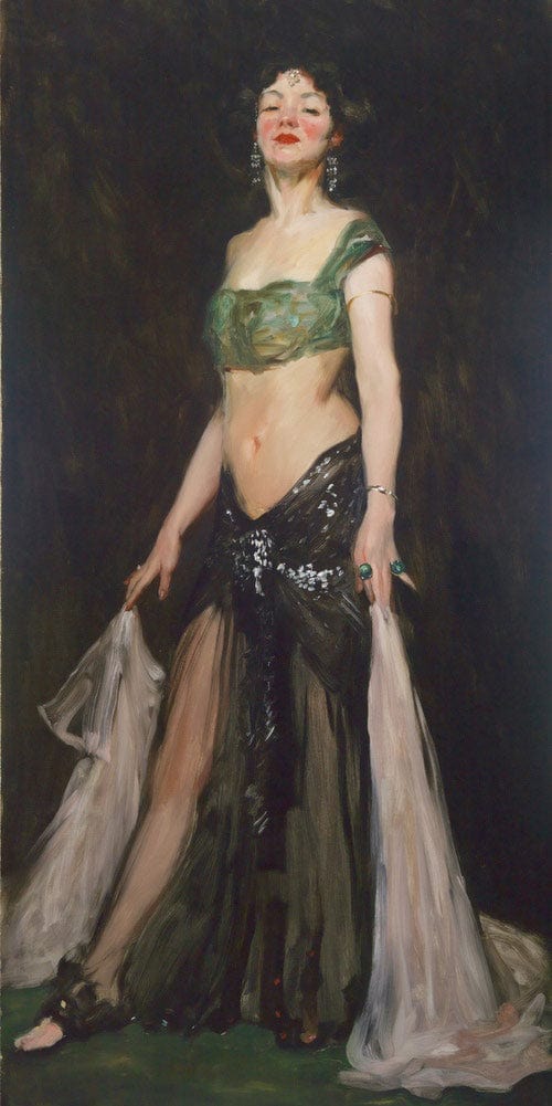 10" x 20" / Fine Art Paper Salome Dancer By Robert Henri Fine Art Print