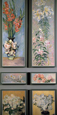 10" x 20" / Fine Art Paper Set Of Door Panels By Monet Claude Fine Art Print