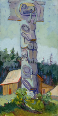 10" x 20" / Fine Art Paper Skidegate 1912 By Emily Carr Fine Art Print