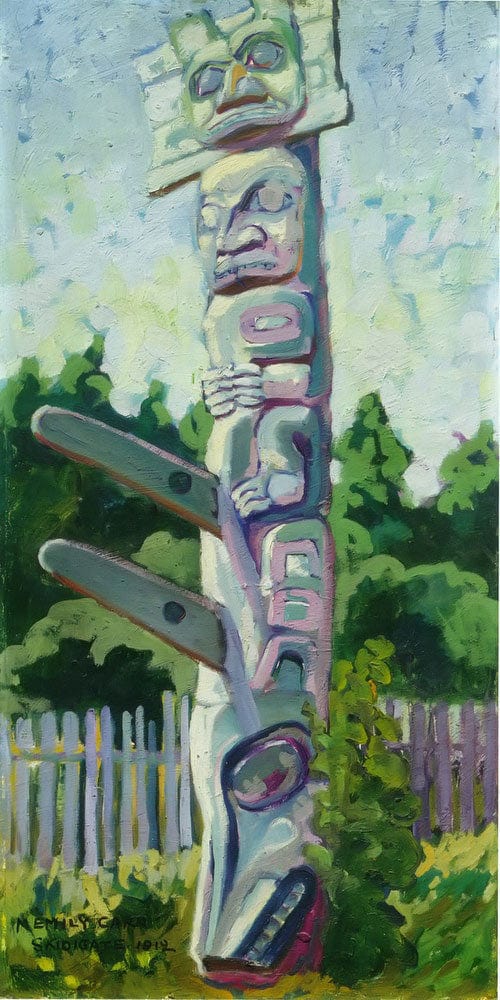 10" x 20" / Fine Art Paper Skidegate 1912 By Ii By Emily Carr Fine Art Print