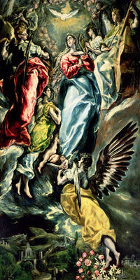 10" x 20" / Fine Art Paper The Immaculate Conception By El Greco Fine Art Print