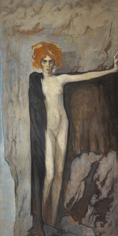 10" x 20" / Fine Art Paper The Marchesa Casati 1920 By Romaine Brooks Fine Art Print