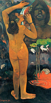 10" x 20" / Fine Art Paper The Moon And The Earth By Paul Gauguin Fine Art Print