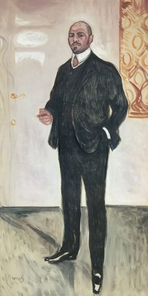 10" x 20" / Fine Art Paper Walther Rathenau 1907 By Edvard Munch Fine Art Print