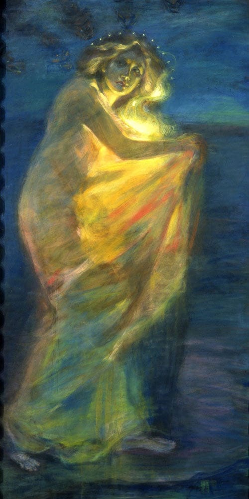 10" x 20" / Fine Art Paper Woman Clothed With The Sun By Alice Pike Barney Fine Art Print