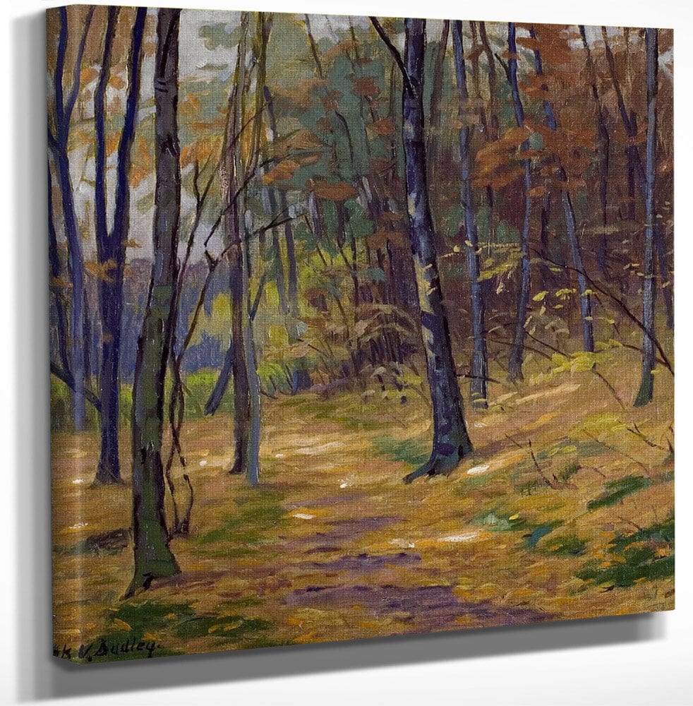12" x 12" / Canvas Wrap A Grey Day By Frank V. Dudley Fine Art Print