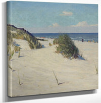 12" x 12" / Canvas Wrap Across Sunny Sands By Frank V. Dudley Fine Art Print