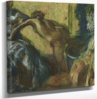 12" x 12" / Canvas Wrap After The Bath 7 By Edgar Degas Fine Art Print