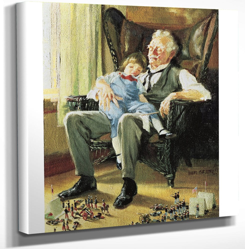 12" x 12" / Canvas Wrap Angus Peter Macdonall By Angus Macdonall Fine Art Print