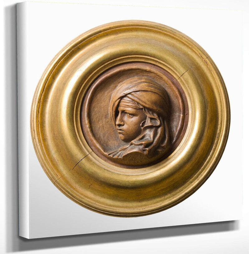 12" x 12" / Canvas Wrap Arabian Slave By Elihu Vedder Fine Art Print