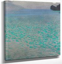 12" x 12" / Canvas Wrap Attersee 1900 Leopold Museum By Gustav Klimt Fine Art Print